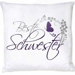 Best Sister - Curved Stylotex Decorative Pillow - thumbnail 3