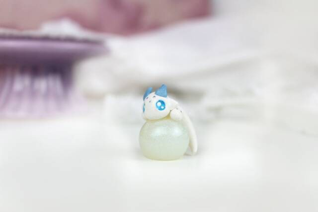Deco Figure, Dragon Four Elements, Gift For Girlfriend, Fimo Decoration, Polymer Clay Resin, Kawaii Figurine - image 1
