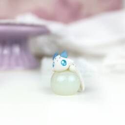 Deco Figure, Dragon Four Elements, Gift For Girlfriend, Fimo Decoration, Polymer Clay Resin, Kawaii Figurine - thumbnail 2