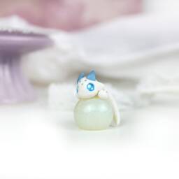 Deco Figure, Dragon Four Elements, Gift For Girlfriend, Fimo Decoration, Polymer Clay Resin, Kawaii Figurine - thumbnail 4