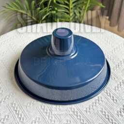 Midnight Blue Classic Cap Lamp Shade - 14In - 360mm Metal For Industrial Pendant Lights