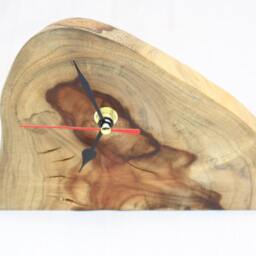Hand Crafted Wood Clock Desk - thumbnail 2
