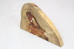 Hand Crafted Wood Clock Desk - thumbnail 1
