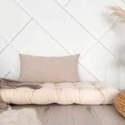 Tufted Velvet Floor Cushion Cozy Reading Nook Pillow - thumbnail 3