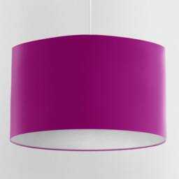 Velvet Lampshade - Plum With White Lining, Handmade Lampshades, Table Lamp Shade, Purple - thumbnail 3