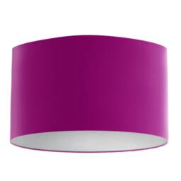 Velvet Lampshade - Plum With White Lining, Handmade Lampshades, Table Lamp Shade, Purple