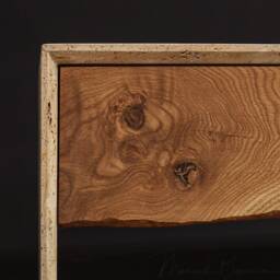 Console 04 Hallway Table in Solid Wood & Stone/Marble , Floating Or With 2 Legs - thumbnail 2