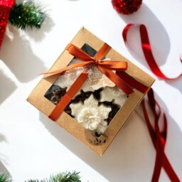 Scented Snowflake Candles, Christmas Candle Set, Christmas Gift For Her, Festive Home Decor, Winter Gift, Vegan - thumbnail 3