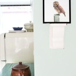 Art Print With Little Owl, Bird Portrait, Art Owls, Art, Printed Owl On The Wall - thumbnail 3