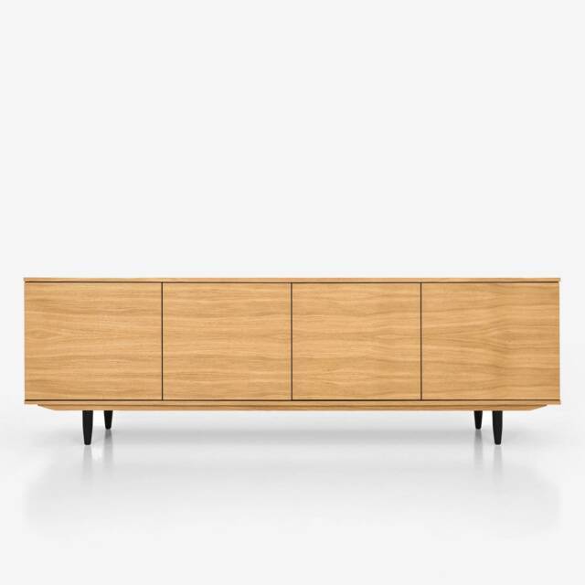 Mid-Century Sideboard, Dresser, Commode, Credenza Made Of Oak Vaneer - Livlo D-S08 - image 1