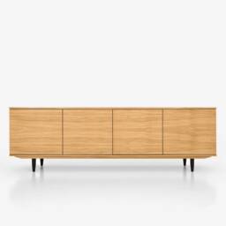 Mid-Century Sideboard, Dresser, Commode, Credenza Made Of Oak Vaneer - Livlo D-S08 - thumbnail 1