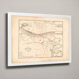 Melrose Vintage Map - Fine Art Print Vintage Town Survey in Scottish Borders, Scotland Town Poster From 1882 - thumbnail 2