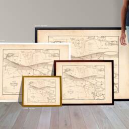 Melrose Vintage Map - Fine Art Print Vintage Town Survey in Scottish Borders, Scotland Town Poster From 1882 - thumbnail 3