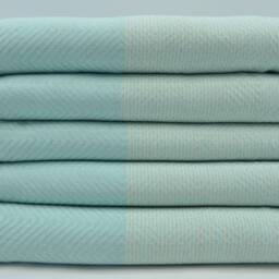 "Mint Green Throw, Bed Cover, Bed Rug, Turkish Blanket, Blanket, Beach Throw, Extra Long Blanket, 75""x91" - thumbnail 2