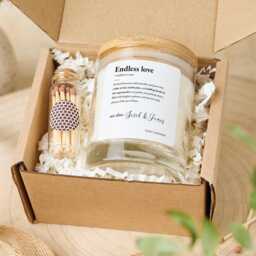 Gift For A Couple Endless Love Candle Romantic Keepsake Wife Husband Fianc??e Wedding Engagement Anniversary Valentine's Day Present