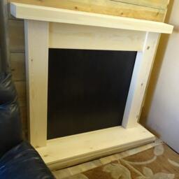 Large Chunky 3 Inch - 70mm Top Fire Surround, Mantlepiece, Fireplace & Matching Hearth Set - thumbnail 2