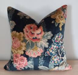 Linwood Wild Life Louis Velvet Teal Cushion Cover 43x43 cm - thumbnail 1