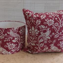 Lampshade, Hare & Pheasant Rouge - thumbnail 2