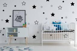Star Wall Decals - Vinyl Stickers - Decals Nursery - Wallpaper Removable - thumbnail 1