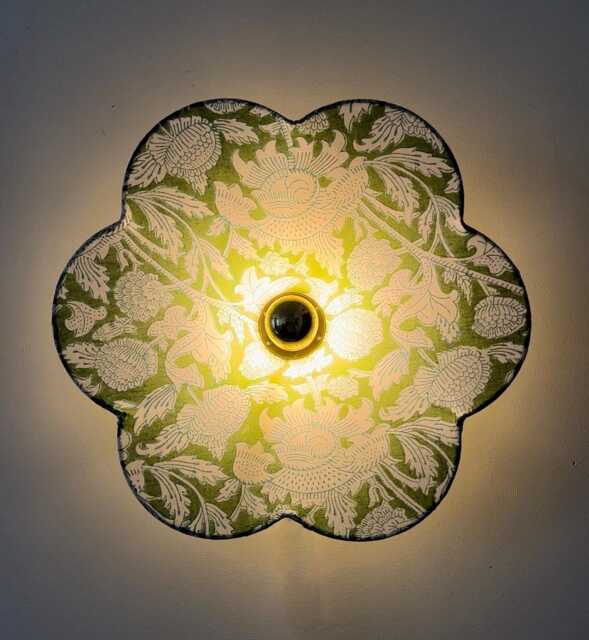 Wall Light Fixed Version French Manufacture Brass Finish - image 1