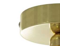 Wall Light Fixed Version French Manufacture Brass Finish - thumbnail 4