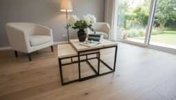 Rustic Wooden Nesting Tables Farmhouse Coffee Table Set With Industrial Square Metal Frame Legs - thumbnail 1