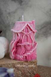 Handmade Halloween Treehouse Candle Soy & Beeswax Blend - thumbnail 1