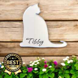 Custom Cat Breed Mirror Personalized Acrylic Engraved Pet Portrait