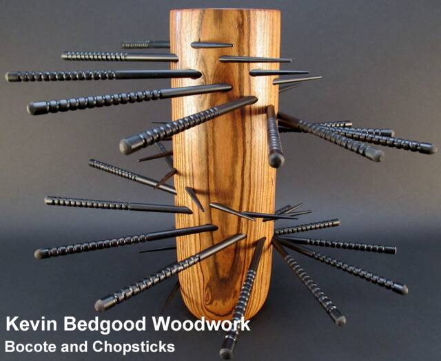 Sculpture Helix 3, Turned Wood, Lathe Sculpted Artwork, Dynamic - image 1