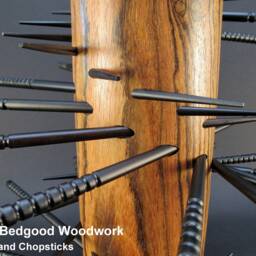 Sculpture Helix 3, Turned Wood, Lathe Sculpted Artwork, Dynamic - thumbnail 4