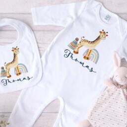 Personalised Safari Milestone Blanket, Baby Boy Jungle Animals, Monthly Growth Chart Prop - thumbnail 3