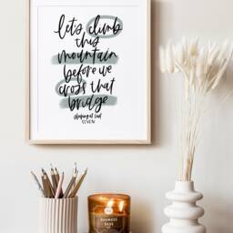 Enneagram 7 Sleeping At Last Lyrics Print - Gift Seven Office Decor Encouraging Gifts - thumbnail 3