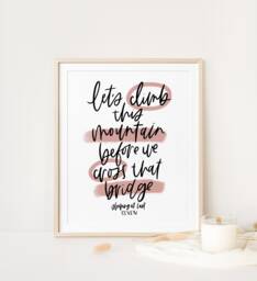 Enneagram 7 Sleeping At Last Lyrics Print - Gift Seven Office Decor Encouraging Gifts - thumbnail 1