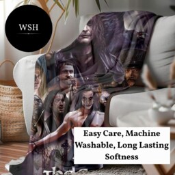 The Crow Movie Blanket Twin Size Polyester Fleece Bedspread - thumbnail 2