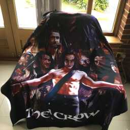 The Crow Movie Blanket Twin Size Polyester Fleece Bedspread - thumbnail 2