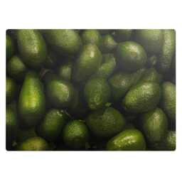 stack Of Avocados Computer Chair Mat, Green Office Food Vinyl Floor Protector, Protector - thumbnail 2