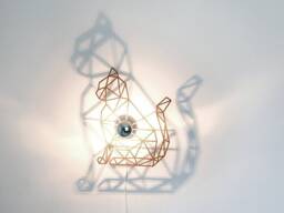Lamp, Cat, Wall Lamp, Shadow