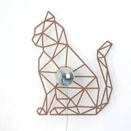 Lamp, Cat, Wall Lamp, Shadow - thumbnail 2