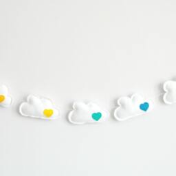 Rainbow Baby - Nursery Wall Art Baby Shower Gift Clouds - thumbnail 3