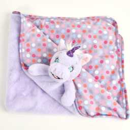 Personalised Cubbies Unicorn Baby Blanket, Embroidered, , Personalized Baby Gift - thumbnail 2