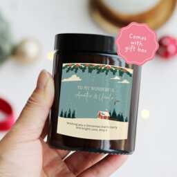 Christmas Gift For Auntie Uncle Godmother Mum Dad Friends Grandma Nan - Best Candles Present For Family Colleague Her - thumbnail 1