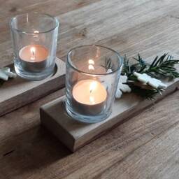 Small Stave Candlestick - thumbnail 3