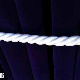 1 Large Elegant Handmade White Window Treatment Hardware Decor Curtain Tie Pull Back Drapery Cord/Rope 36 - thumbnail 2