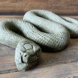 stone Garden Large Snake Python Gift Ornament - thumbnail 2