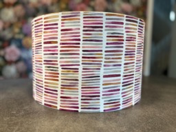 Clover Lime, Colourful, Handmade Drum Lampshade/Pendant Shade, Home Decor - thumbnail 1