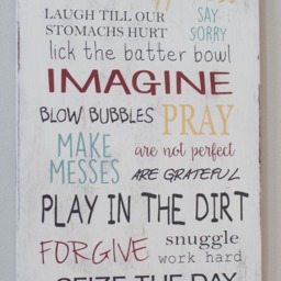 In This House We Do Sign- Family Sign - Rules - thumbnail 2