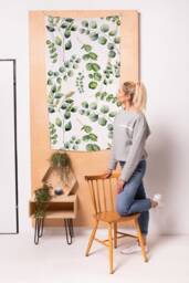 Eucalipto Leaf - Wall Tapestry Tapestry Hangings Wanderlust Bohemian Home Decor Dorm T#27 - thumbnail 1