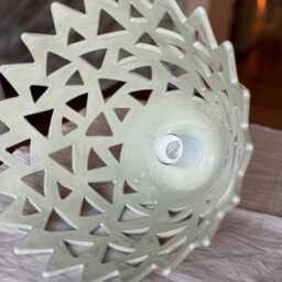 Cone Shape Ceramic Pendant Light Unique Ceiling For Boho Decor Ambient Lighting - thumbnail 2