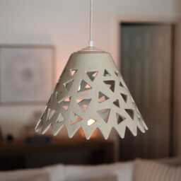 Cone Shape Ceramic Pendant Light Unique Ceiling For Boho Decor Ambient Lighting