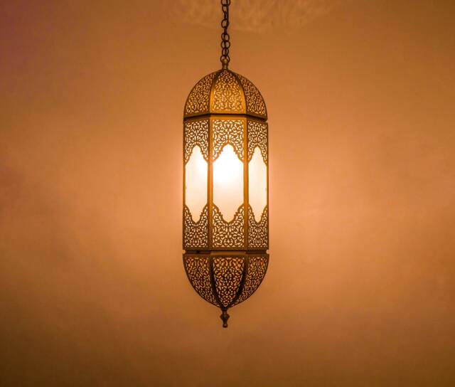 An Artisanal Masterpiece For Your Home Decor, Moroccan Lantern, Lamps, Brass Pendant Light, Handmade Ceiling Light - image 1